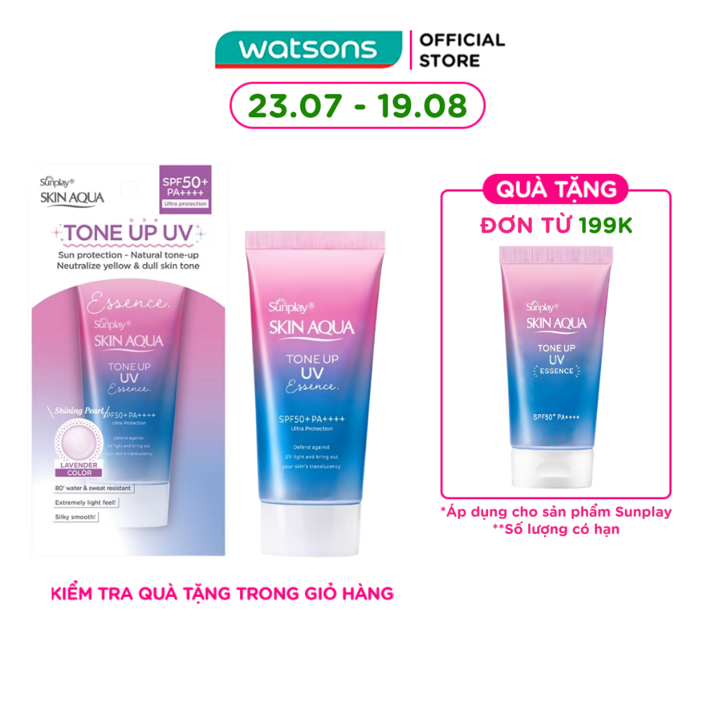 Tinh chất chống nắng Sunplay Skin Aqua-Tone Up UV 50g