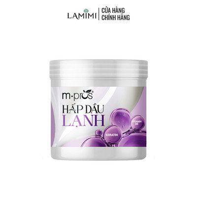 Hấp Dầu Lạnh Không Dùng Nhiệt M.Pros Hũ 450ml  - Giàu Dưỡng Chất Keratin, Collagen & B5 Lamimi