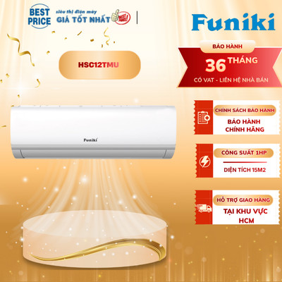 [Không Inverter] Máy lạnh Funiki 1.5 HP HSC12TMU | 1 HP HSC09TMU - Hàng Chính Hãng