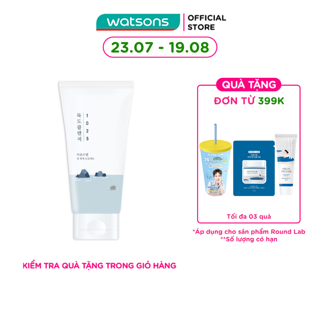Sữa Rửa Mặt Round Lab 1025 Dokdo Cleanser 150ml