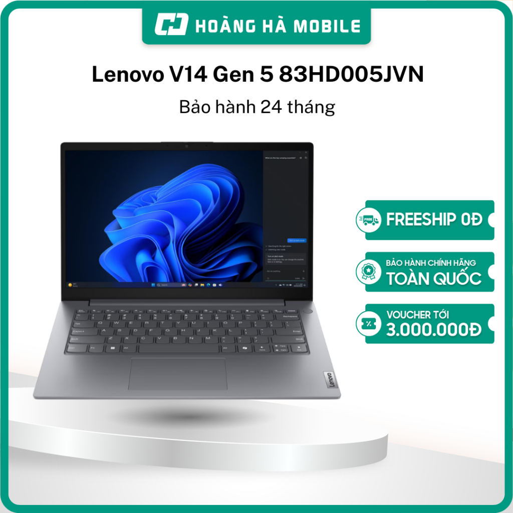 Laptop Lenovo V14 Gen 5 83HD005JVN (Core i5-13420H/16GB/512GB/14 inch/Windows 11)