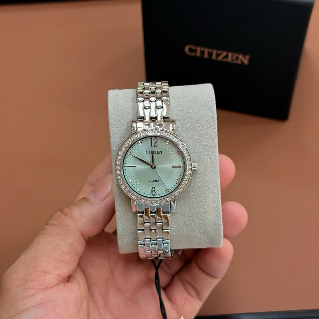 Đồng hồ nữ dây thép Citizen Quartz EL3100-55X