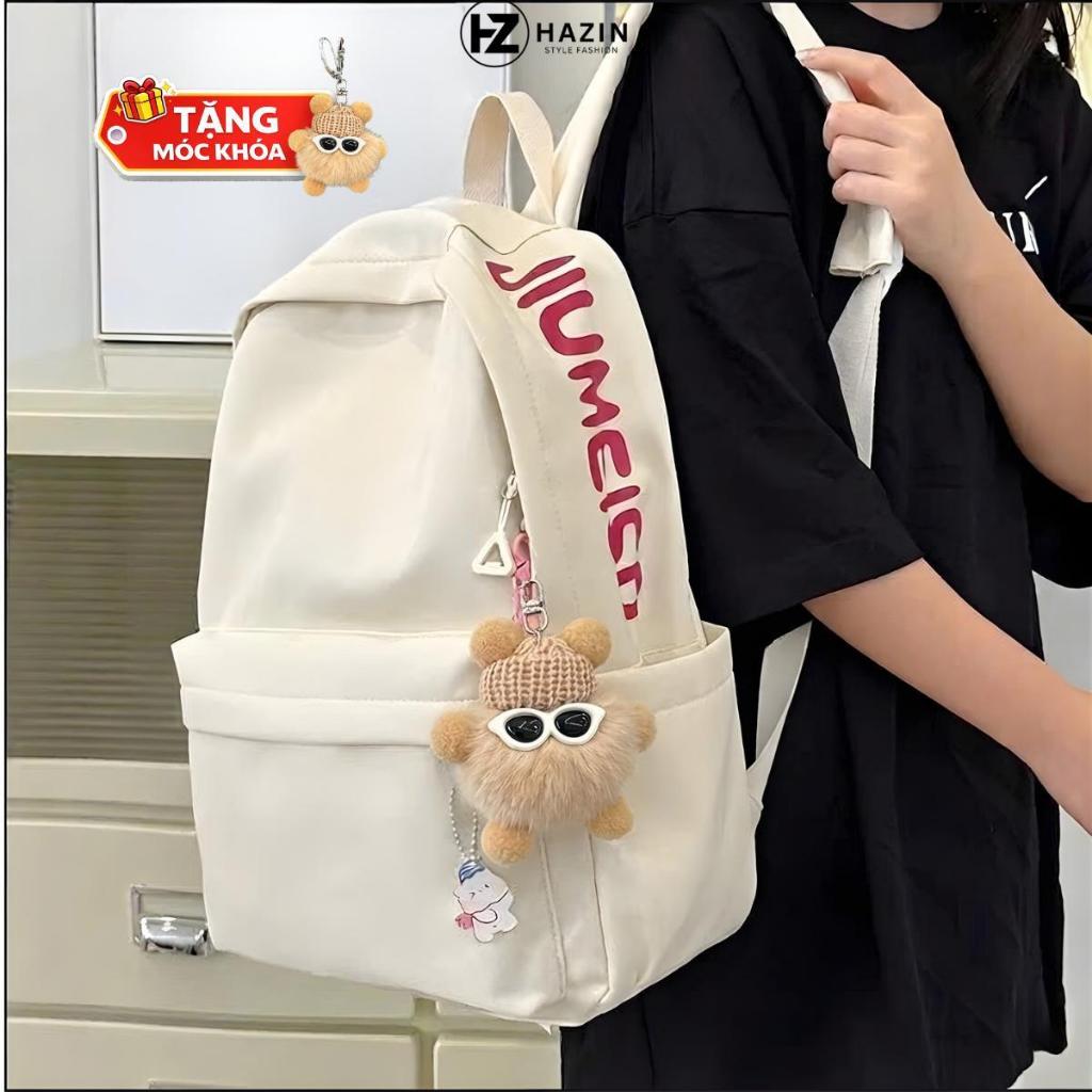 [Mua 1 tặng 1] Balo thời trang Hazin cho nữ học sinh, sinh viên đi học chống thấm phong cách Ulzzang