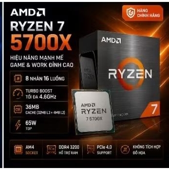 CPU AMD Ryzen 7 5700X Chính Hãng