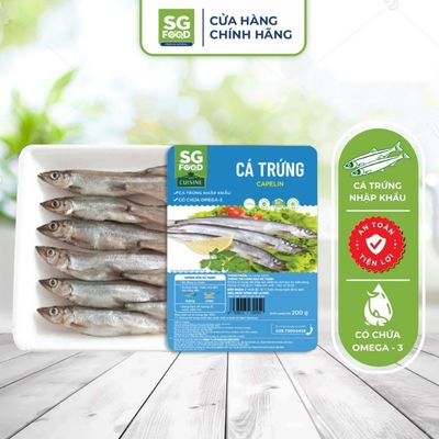 [Đông lạnh] Cá trứng không tẩm cao cấp SG Food 200g