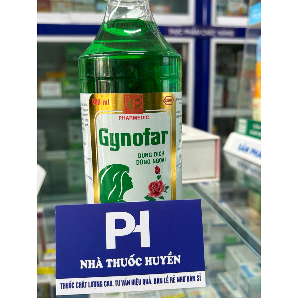 Dung dịch dùng ngoài Gynofar 500ml