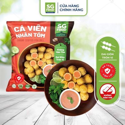 [Đông lạnh] Cá Viên Nhân Tôm SG Food 450G