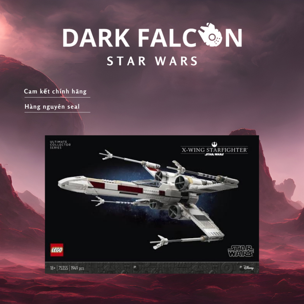 Đồ chơi lắp ráp Lego Star Wars X-Wing Starfighter 75355