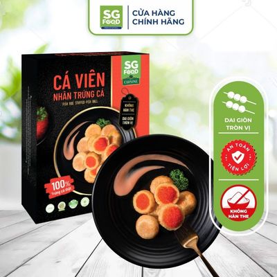 [Đông lạnh] Cá Viên Nhân Trứng Cá tươi ngon cao cấp SG Food 500G