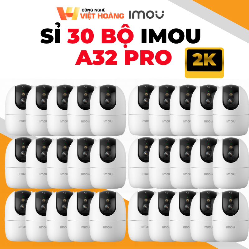 [SỈ 30 Bộ] 1 Thùng 30 Bộ Camera Wifi Imou A32/ A32 PRO Trong Nhà Xoay 360 Độ, Đàm Thoại 2 Chiều