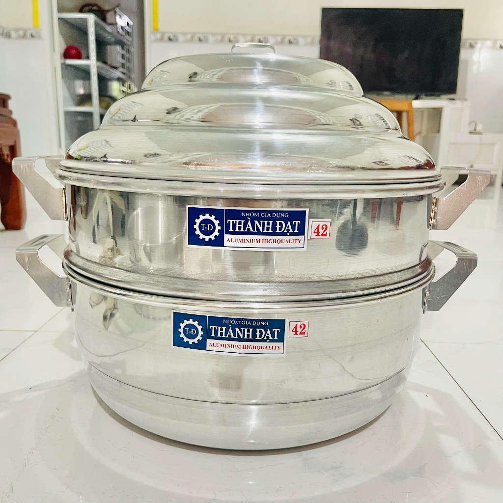 Xửng Hấp 2 Tầng Cao Cấp Thành Đạt Size 38cm 40cm 42cm - Xửng Hấp 30cm 34cm 38cm 40cm 42cm Nồi Hấp