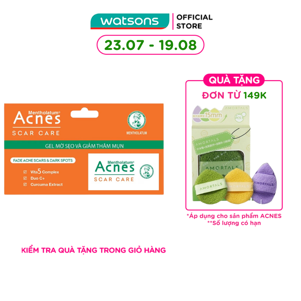 Gel Mờ Vết Thâm Và Liền Sẹo Acnes Scar Care 12g