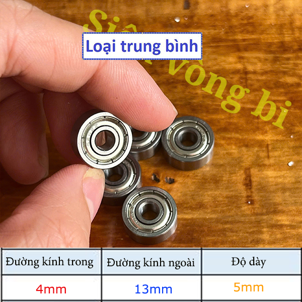 [Loại trung bình] Vòng bi - bạc đạn 624z 4x13x5mm  - hàng OEM Trung Quốc phân loại tầm trung bình