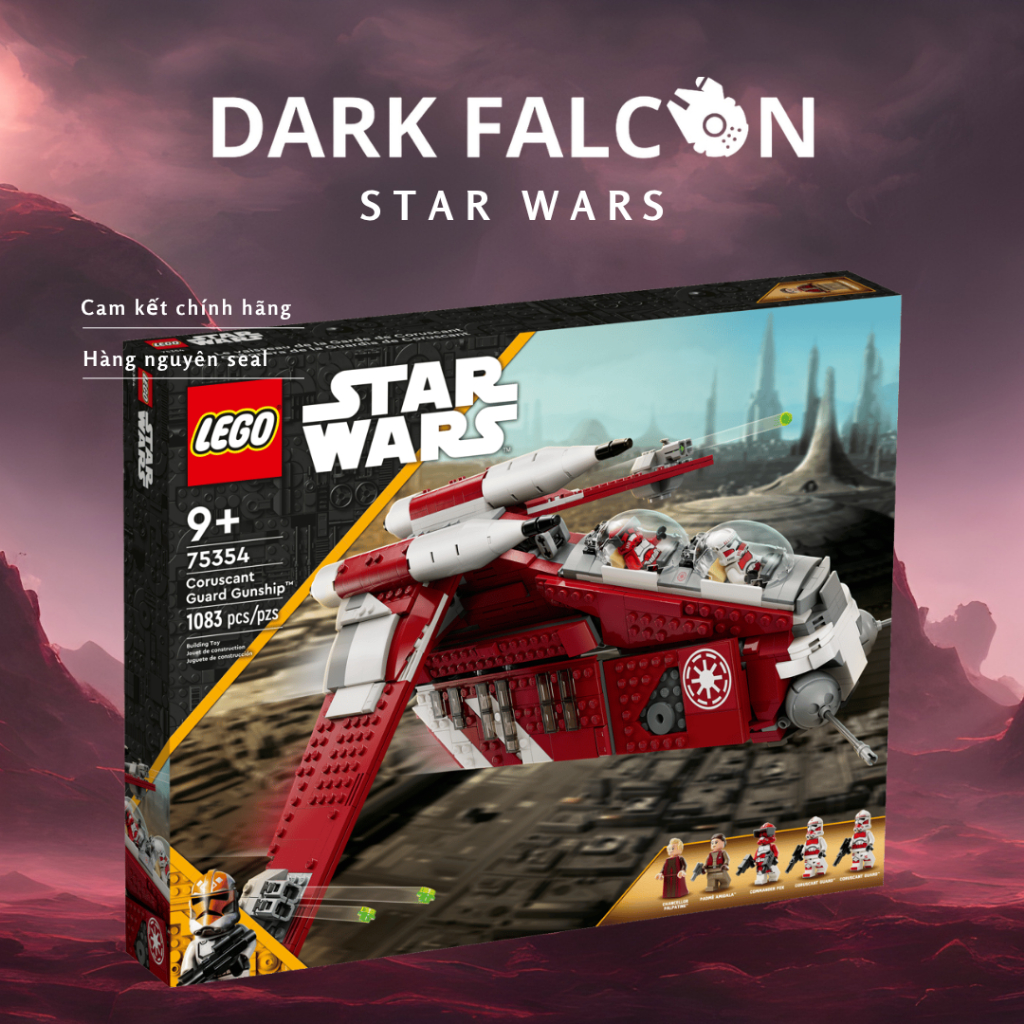 Đồ chơi lắp ráp LEGO Coruscant Guard Gunship™ 75354