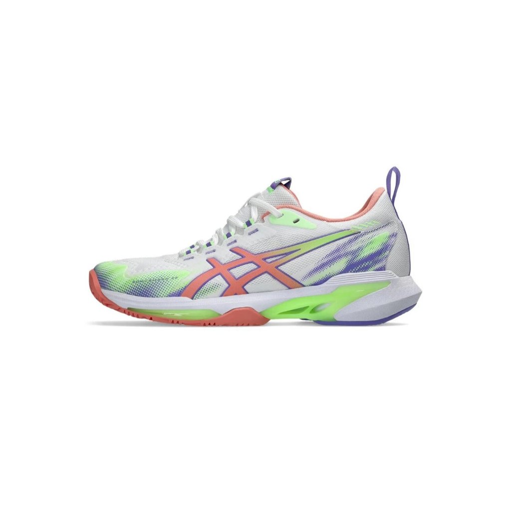 Giày Pickleball Asics Nữ Sonicsmash FF - White/Guava