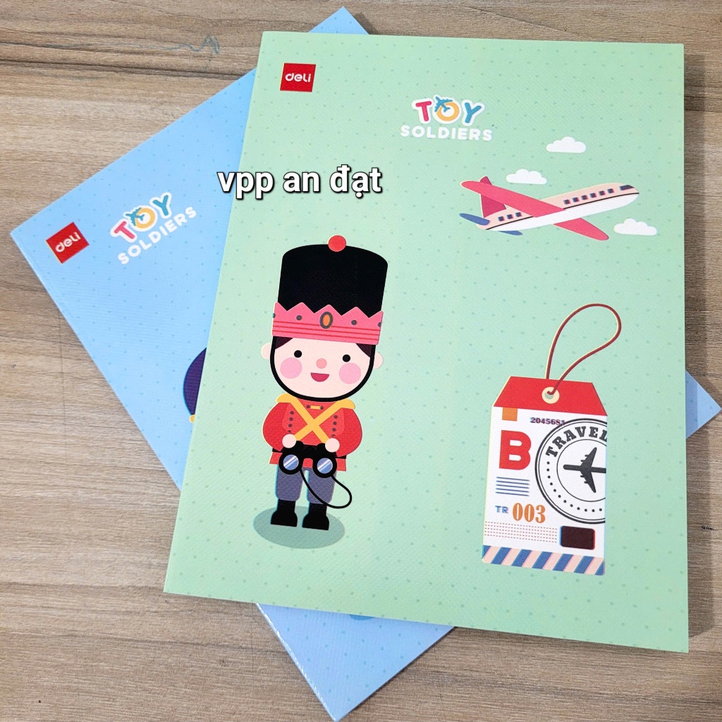 Tập Học Sinh Deli 96 Trang 5 Ô ly Định lượng 100gsm - Tập Deli A96-BTF