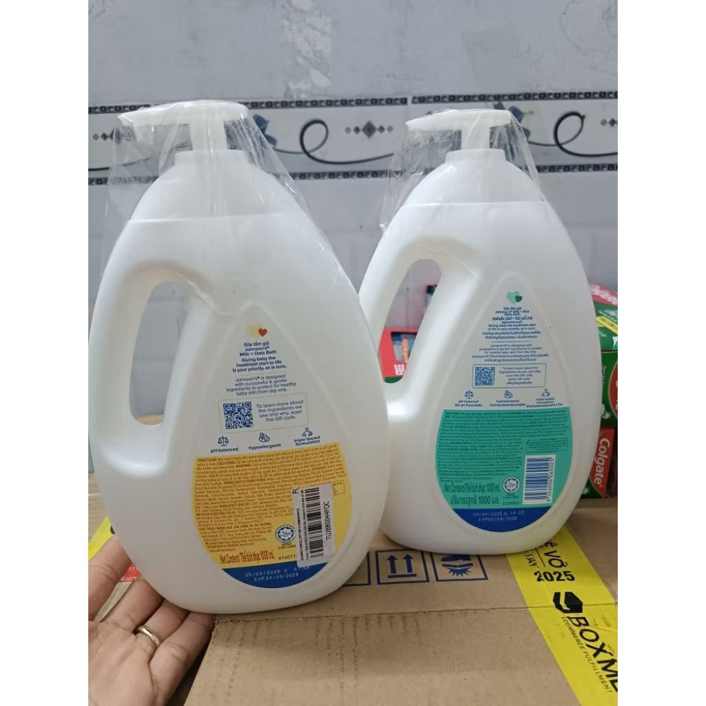Sữa Tắm Jonson baby chai 1kg , 1000ml