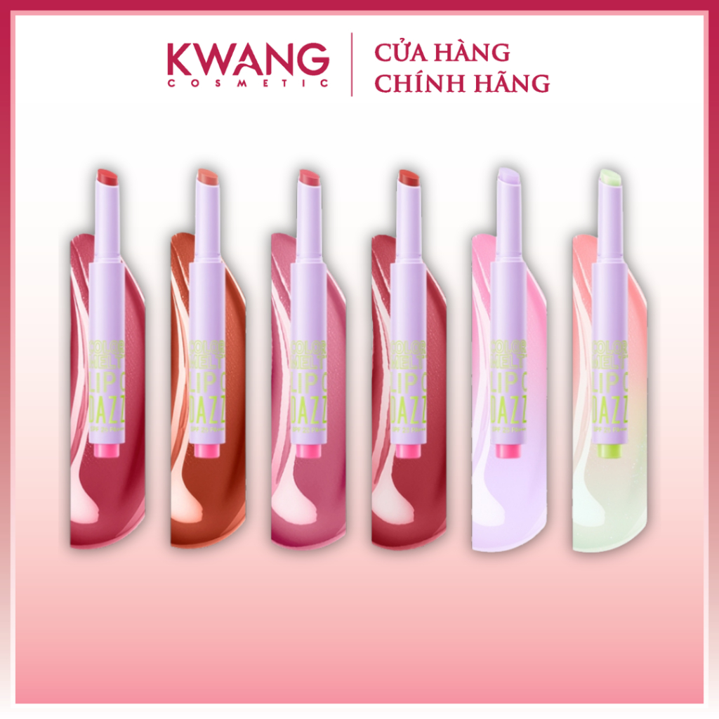 Son dưỡng DAZZLE ME Color Chrome Melt to Dew Lip Click dưỡng ẩm căng bóng đôi môi 2g