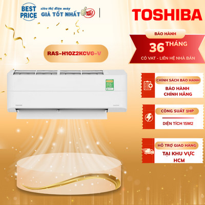 Máy Lạnh Toshiba Inverter 1 HP RAS-H10Z2KCVG-V - Làm Lạnh Nhanh, Tiết Kiệm Điện, Lọc Bụi Mịn 2026