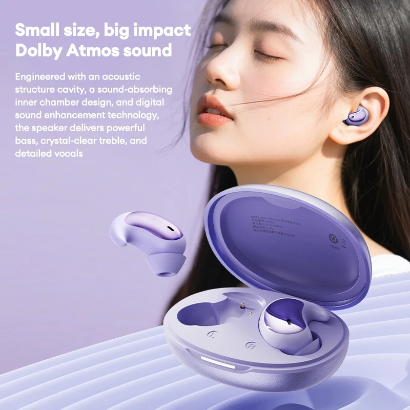 Lenovo LE203 Tai nghe Bluetooth 6.0 Mini không dây Thể thao chống nước IPX4 Sạc nhanh Pin trâu chất âm Hi-Fi độ trễ thấp | BigBuy360 - bigbuy360.vn
