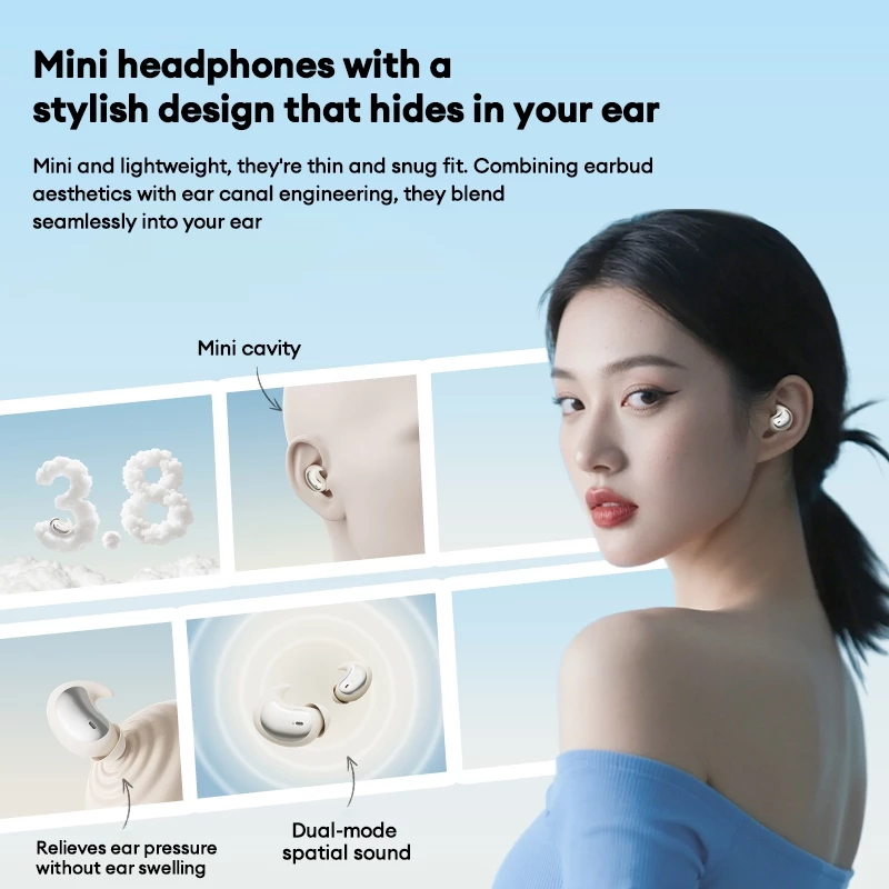 Lenovo LE203 Tai nghe Bluetooth 6.0 Mini không dây Thể thao chống nước IPX4 Sạc nhanh Pin trâu chất âm Hi-Fi độ trễ thấp | BigBuy360 - bigbuy360.vn