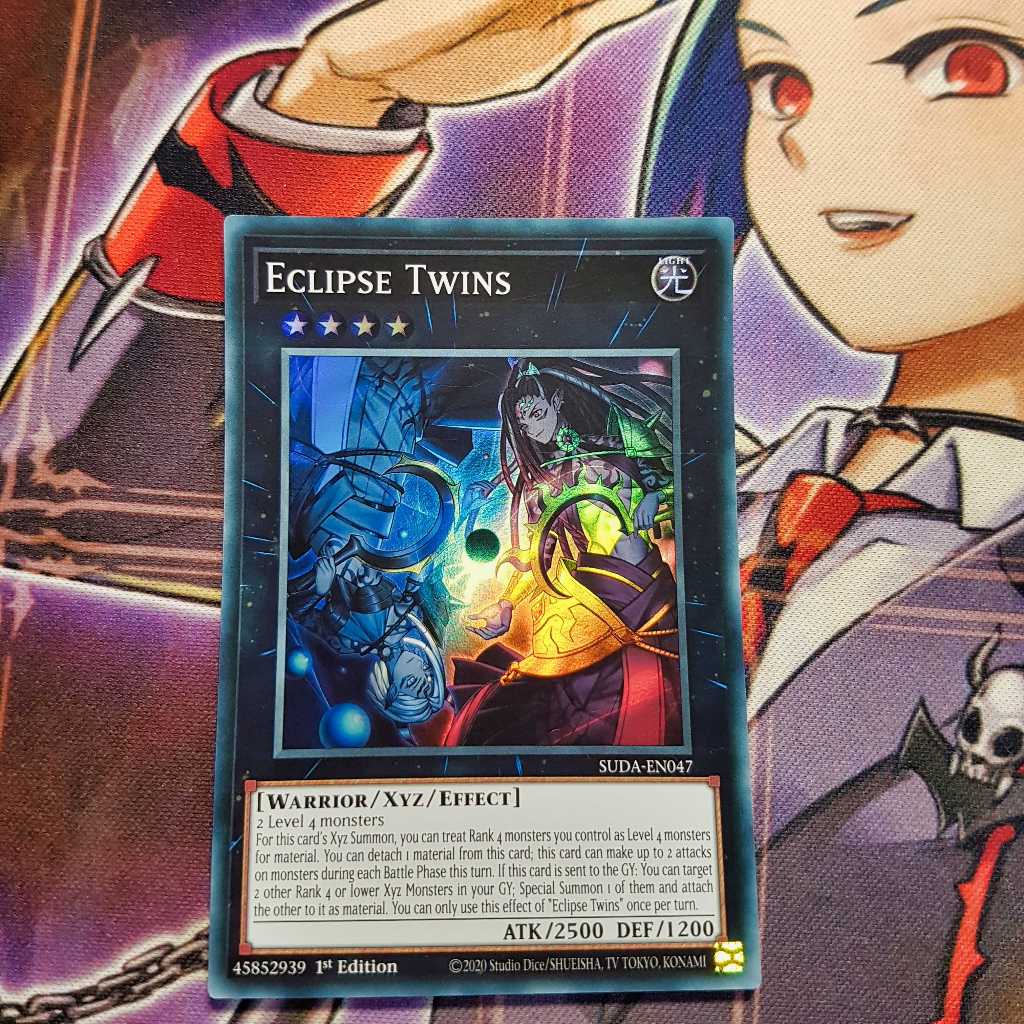 Thẻ bài Yugioh chính hãng | Eclipse Twins | SUDA Super Rare.
