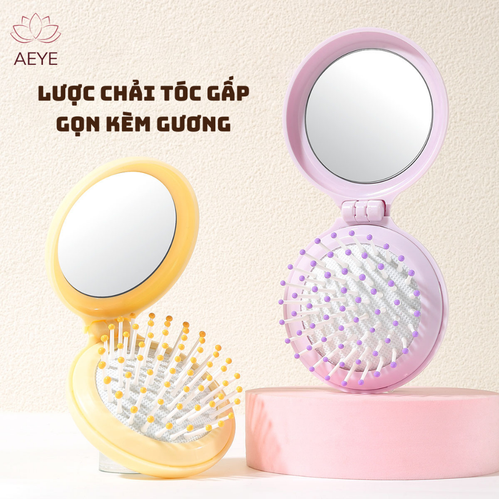 LƯỢC CHẢI TÓC HỌA TIẾT XINH AYE
