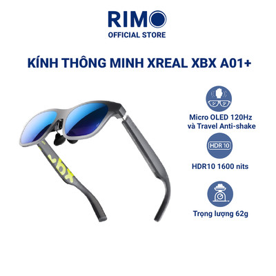 Kính thông minh XREAL XBX A01+ Màn Hình 147 Inch | 62g | HDR10 1600 Nits| Góc Nhìn 50°