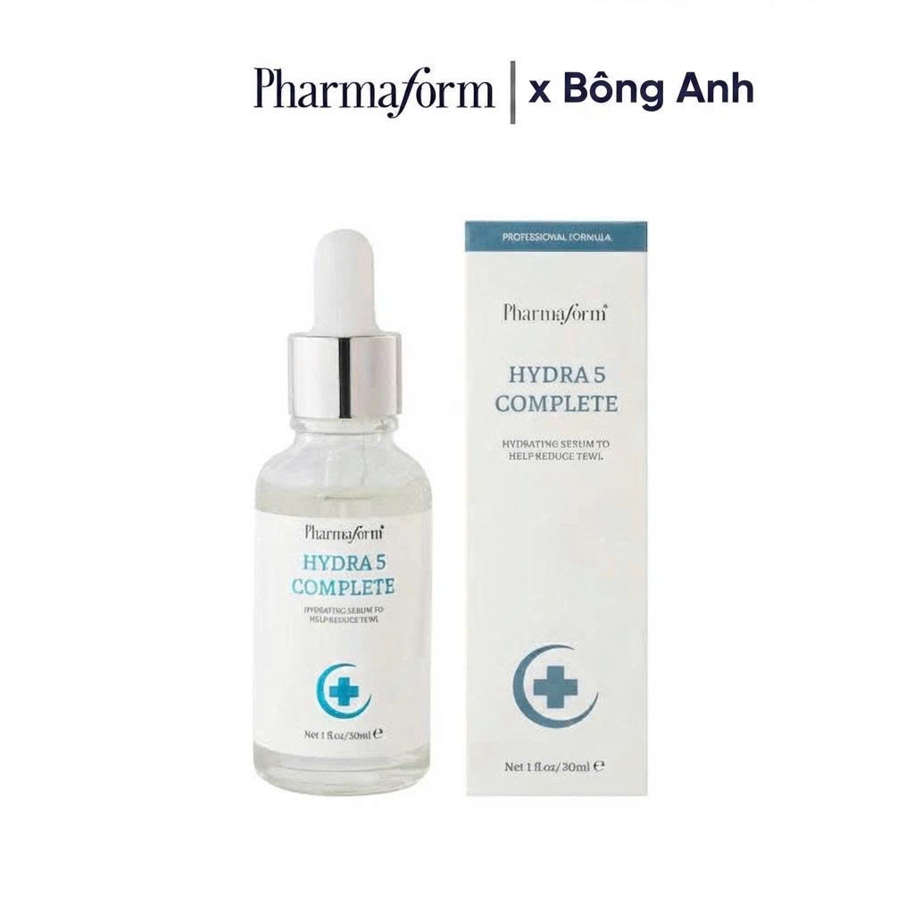 Serum cấp ẩm và phục hồi da Pharmaform Hydra 5 Complete Serum