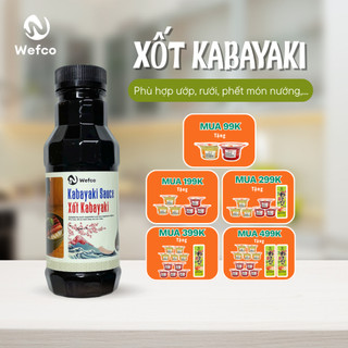 Xốt Kabayaki Wefco Ướp Nướng Phết BBQ Chai 298ml