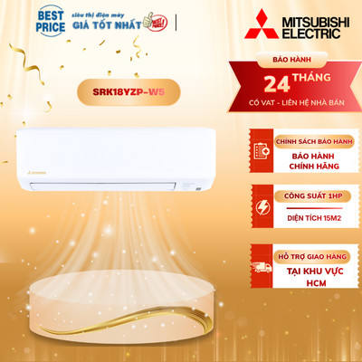 ❄️ Máy Lạnh Mitsubishi Heavy SRK18YZP-W5 – 2HP, Inverter DC PAM, Làm Lạnh Nhanh, Tiết Kiệm Điện