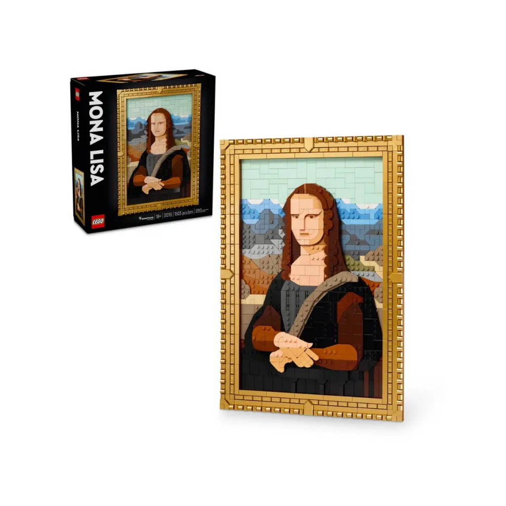 Đồ chơi lắp ghép LEGO Mona Lisa 31213 – Mô hình tranh Decor nhà cửa sang trọng