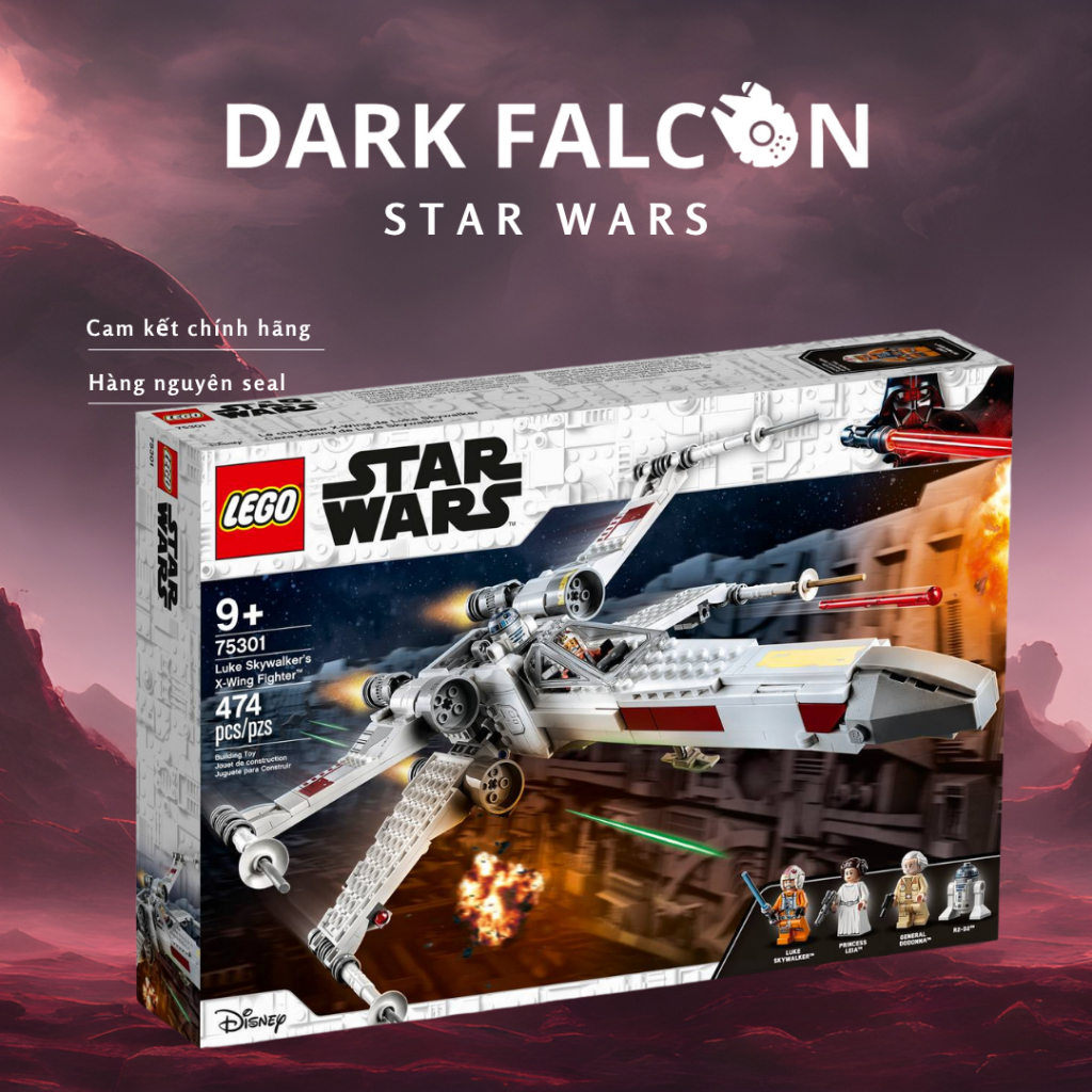 Đồ chơi lắp ráp LEGO Luke Skywalker’s X-Wing Fighter™ 75301
