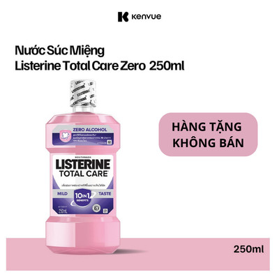 [GIFT] Nước Súc Miệng Listerine Total Care Zero 250ml