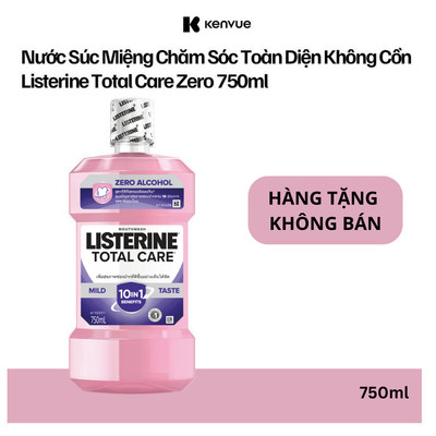[GIFT] NSM Listerine Total Care Zero 750ml