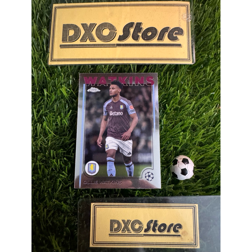 [ CHÍNH HÃNG ] - TOPPS CHROME 2025 - OLLIE WATKINS (ASTON VILLA)