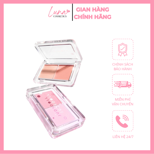 Phấn Má Hồng JUDYDOLL 02 Ô Dual Color Blush - PM003
