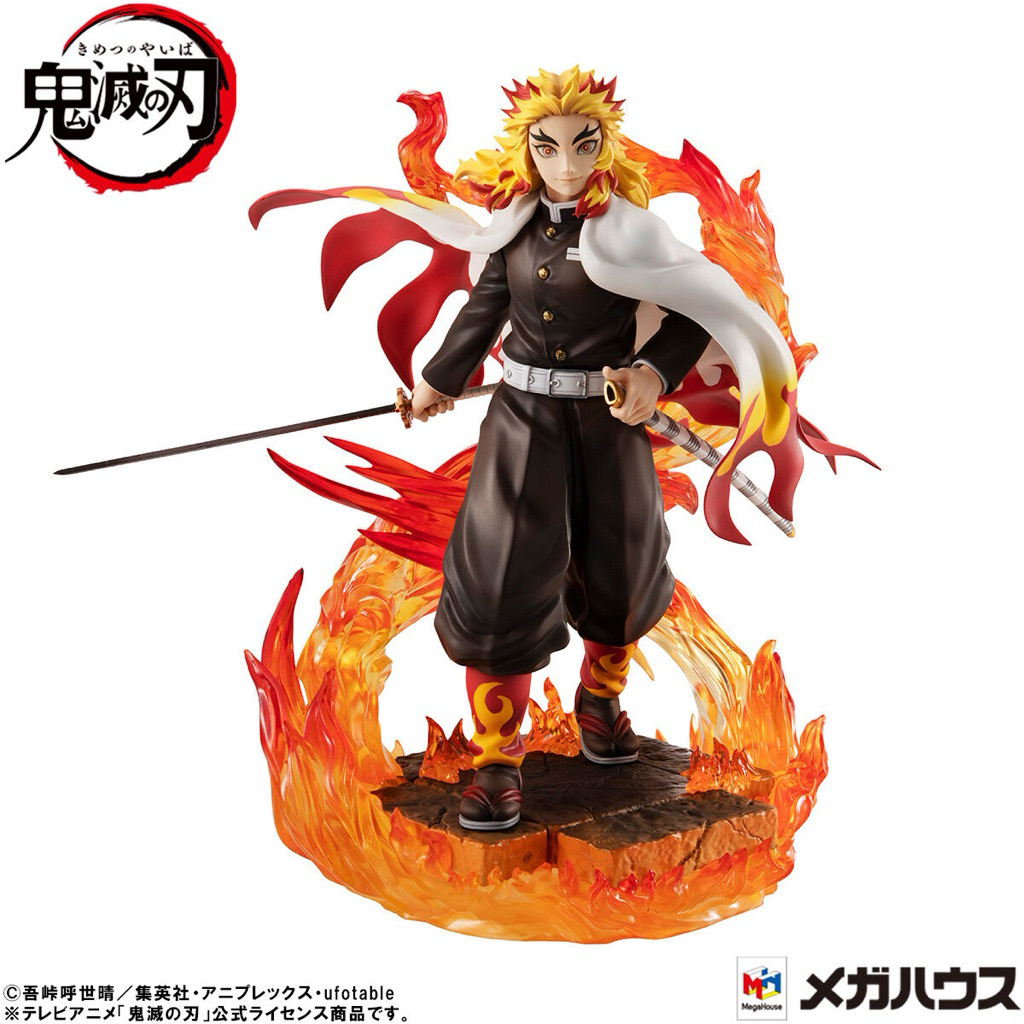 Mô Hình Kimetsu no Yaiba - Rengoku Kyojuro G.E.M Figure Chính Hãng MegaHouse