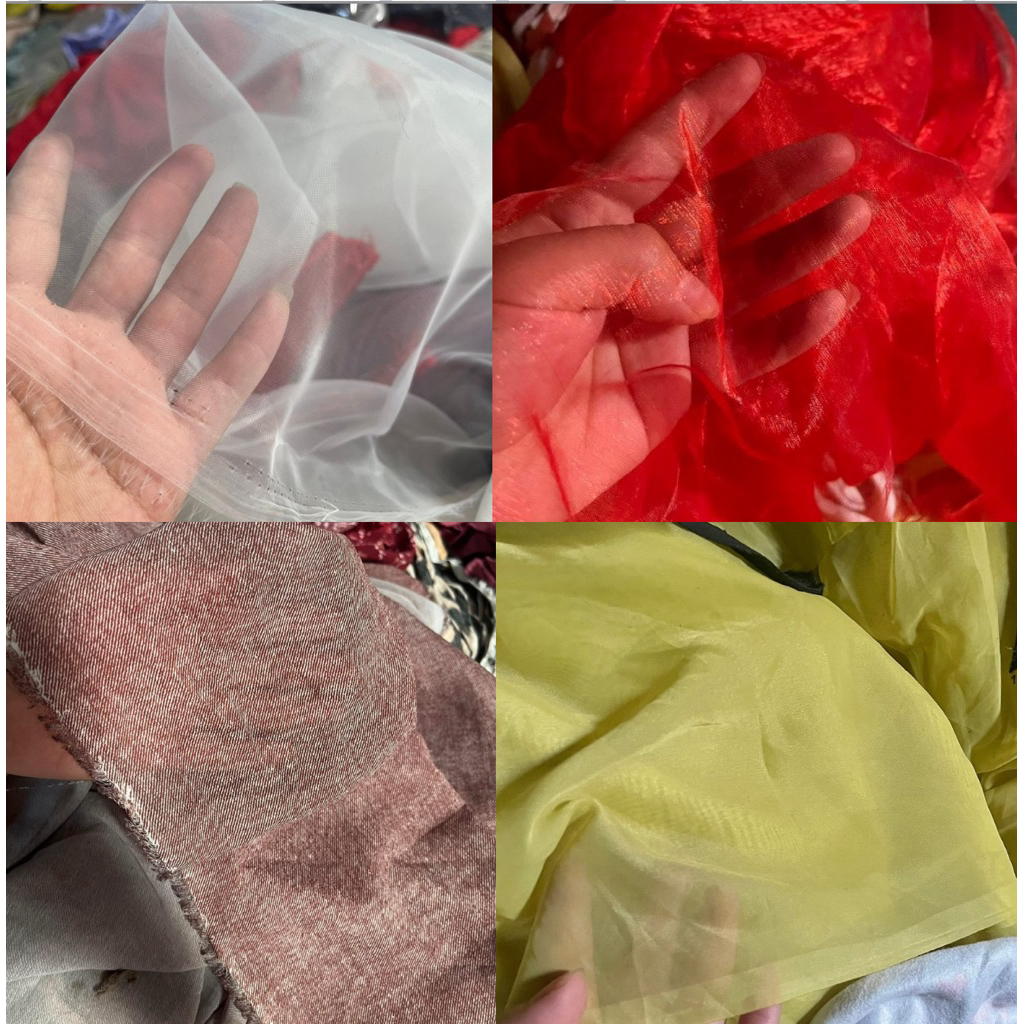 [ Vải Sammi ] Voan kính, lưới tu tu, voan tơ phụ kiện may váy, đồ thủ công, lót [ ẢNH THẬT SHOP TỰ C