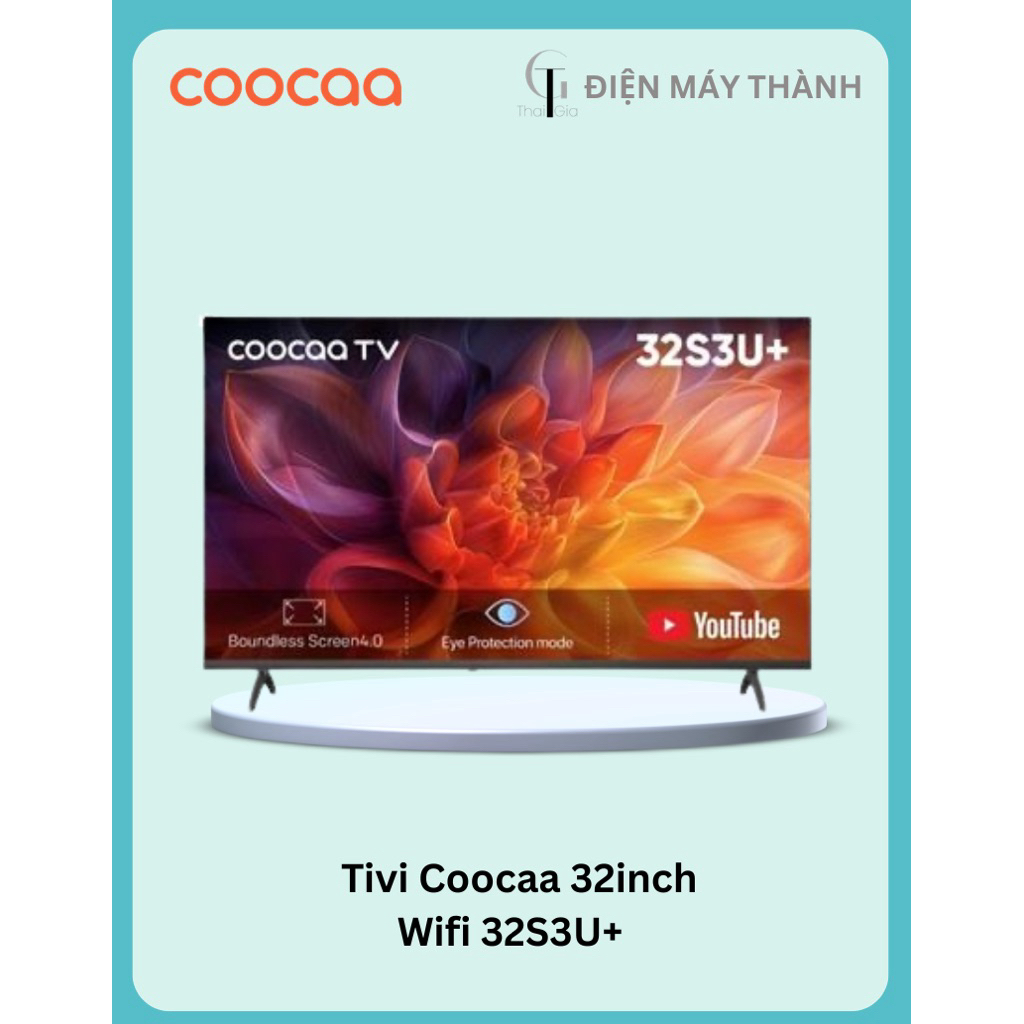 Smart TV COOCAA 32 Inch HD Wifi 32S3U+ Chính Hãng