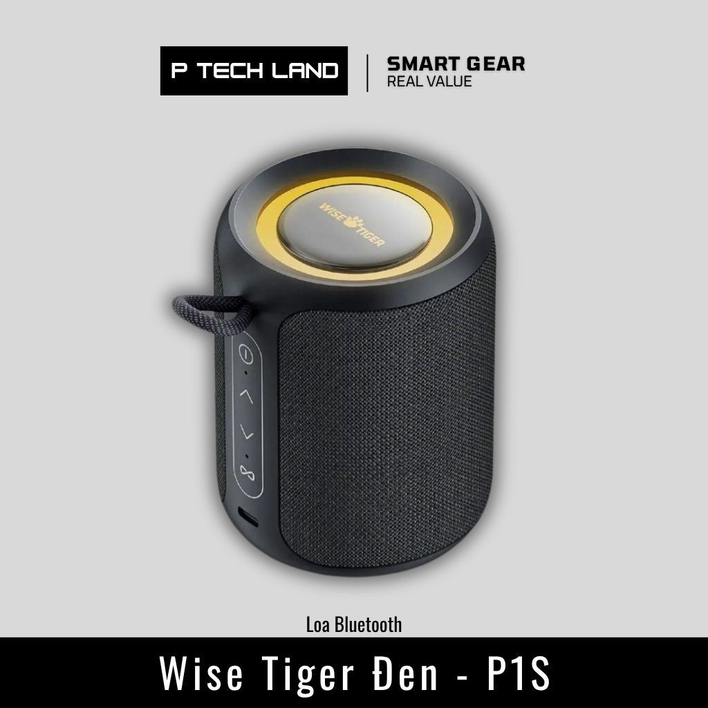 Loa Bluetooth Wise Tiger Đen - P1S-BLACK