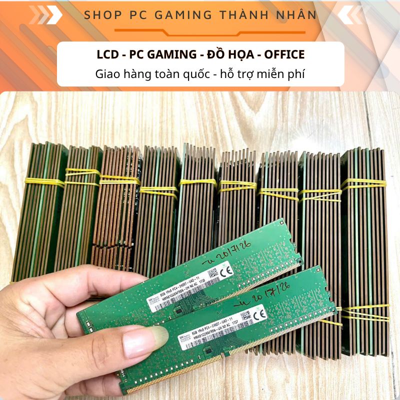 Ram Máy tính Bàn DDR4 Samsung SK Hynix Micron 8GB -16GB - Bus 2133-2400-2666 -3200 Hàng tháo máy.