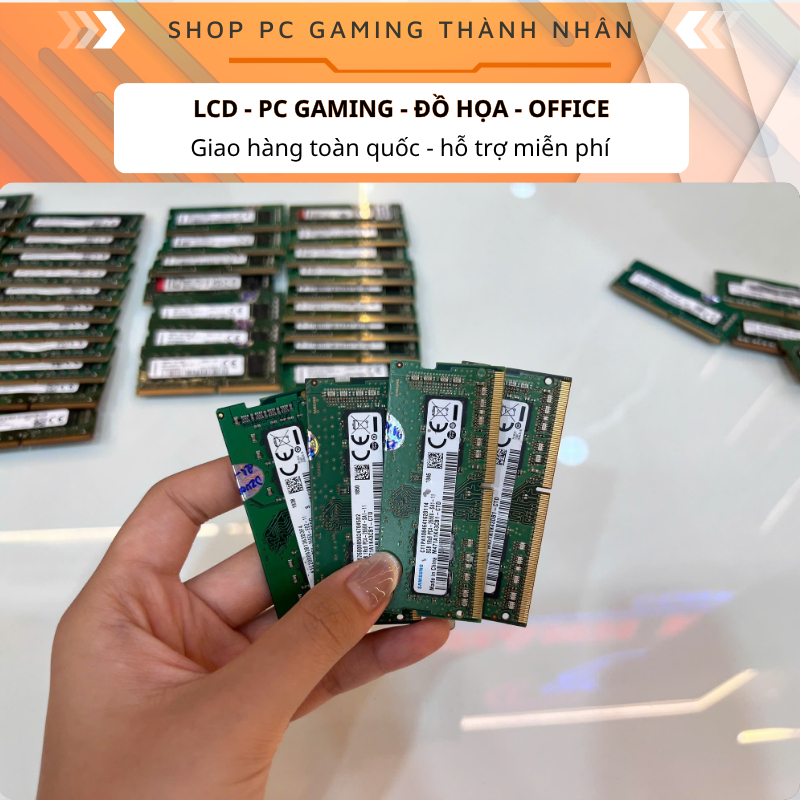 Ram Laptop DDR4 Samsung SK Hynix Micron 8GB -16GB - Bus 2133-2400-2666 -3200 Hàng tháo máy