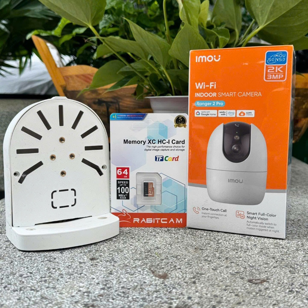 Combo Camera Imou A32EP / A32 PRO 3M kèm thẻ nhớ 64G tặng chân đế chuyên dụng L - Hình ảnh sắc nét -