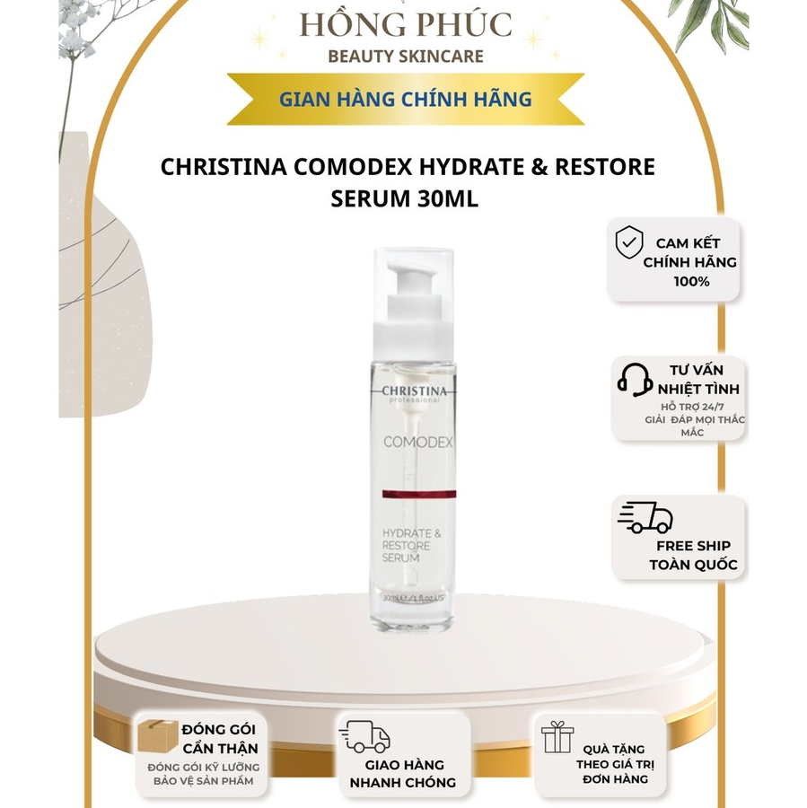 SERUM CHRISTINA DƯỠNG ẨM DÀNH CHO DA DẦU MỤN CHRISTINA COMODEX HYDRATE & RESTORE SERUM 30ML