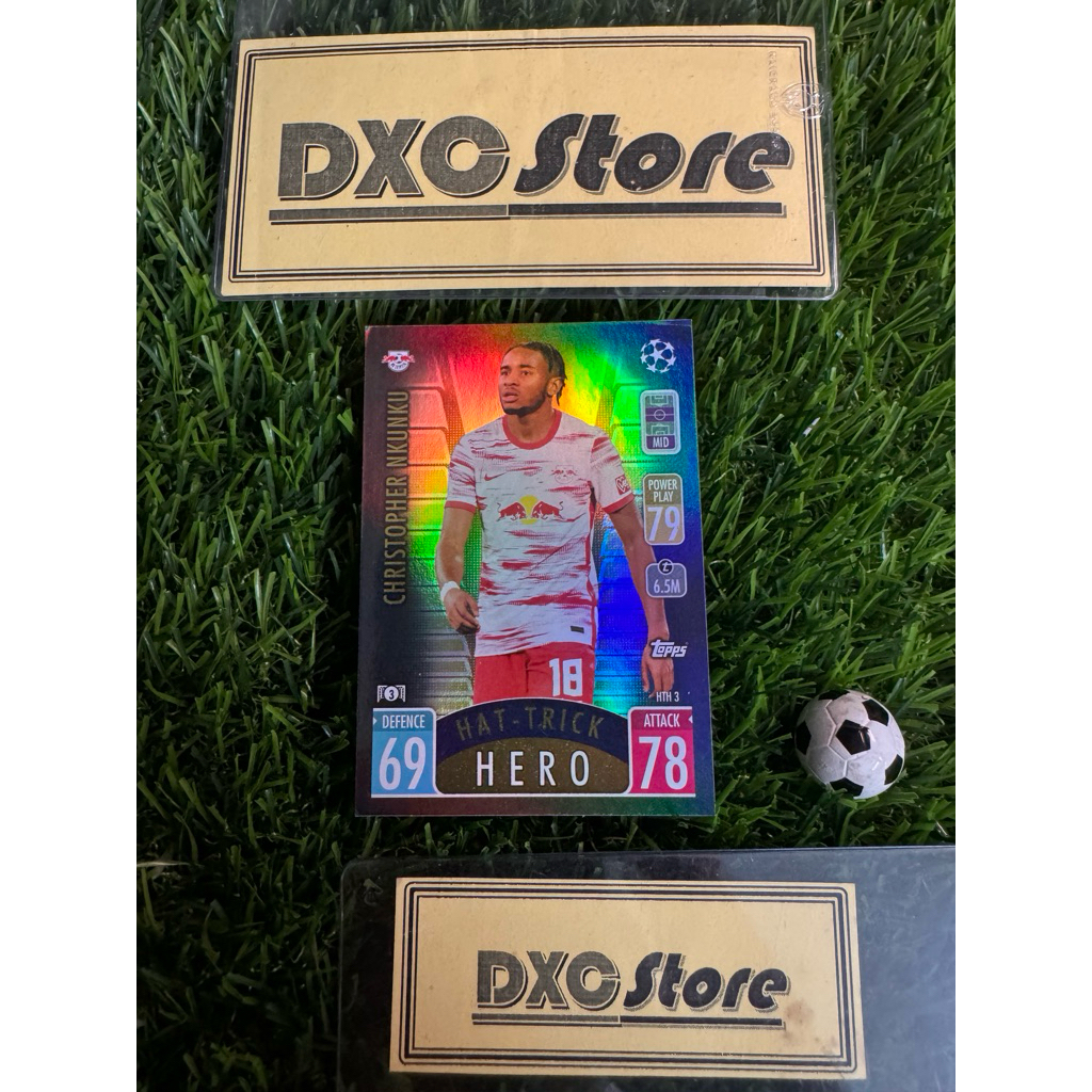 [ CHÍNH HÃNG ] - HATTRICK HERO - TOPPS MATCH ATTAX 2021 - CHRISTOPHER NKUNKU (RB LEIPZIG)