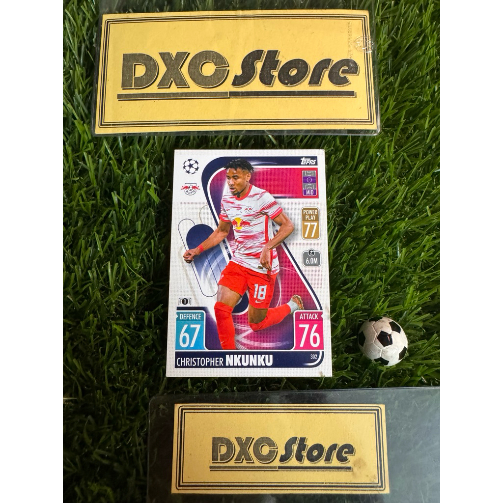 [ CHÍNH HÃNG ] - TOPPS MATCH ATTAX 2021 - CHRISTOPHER NKUNKU (RB LEIPZIG)