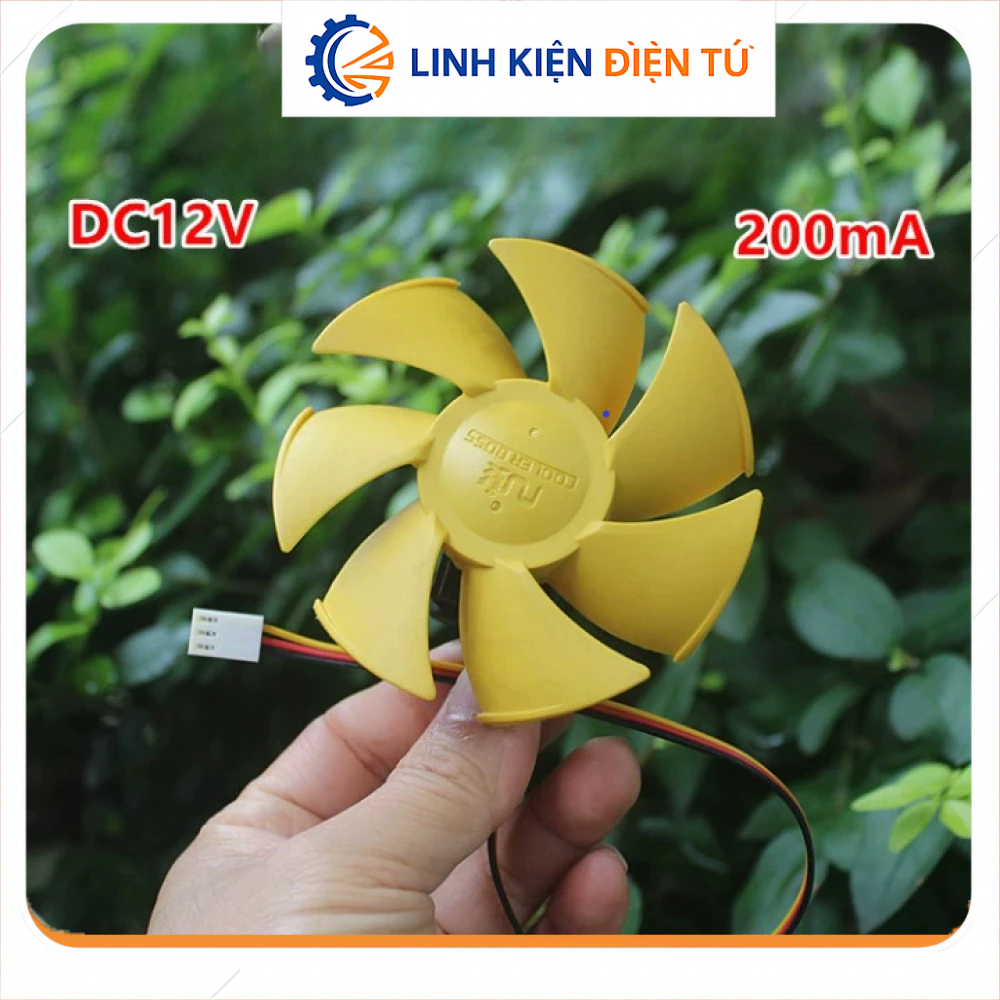 [Linh Kiện Điện Tử][G81] Quạt Làm Mát DC 12V 0,2A