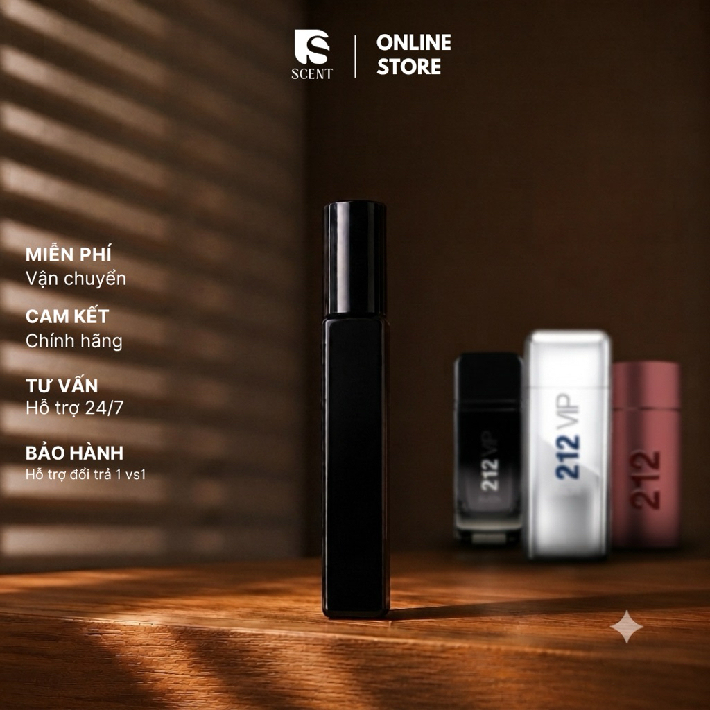 [SSCENT] 212 Sexy Men * 212 Men NYC * 212 VIP Men * 212 VIP Men Black | Mẫu thử