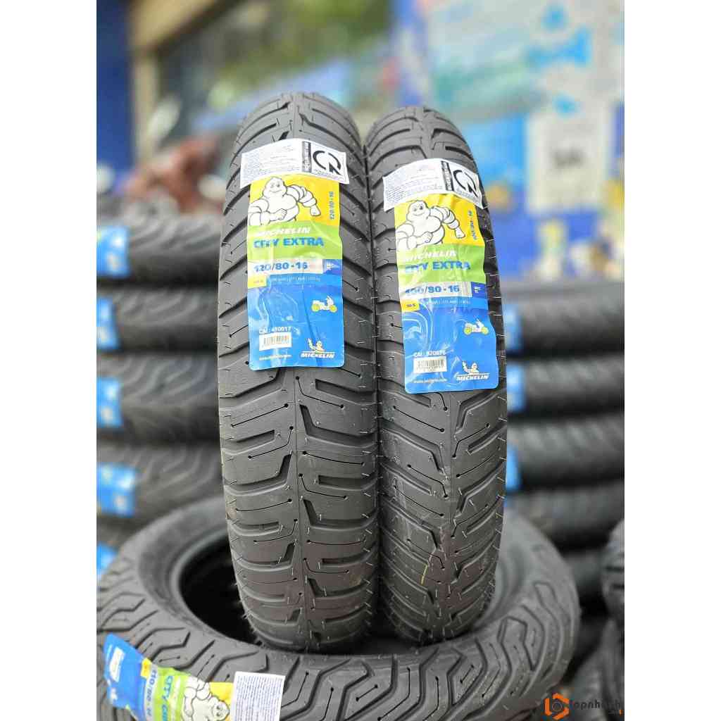 Cặp vỏ Michelin City Extra xe SH160i - Sh 150i - SH125i - SH Ý size 100/80/16 và 120/80/16